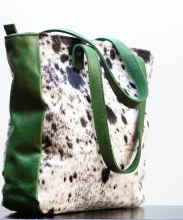 Funmilayo - Tote Bag - Green Hair-On-Hide.jpg