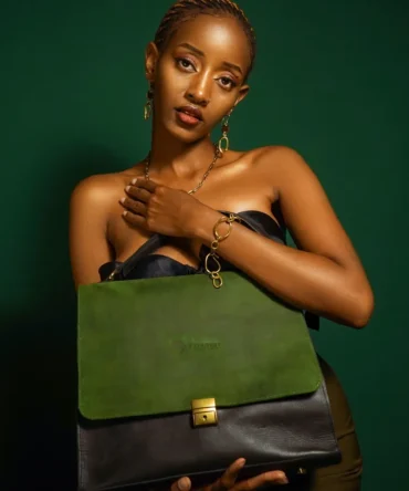 Maathai workbag green black