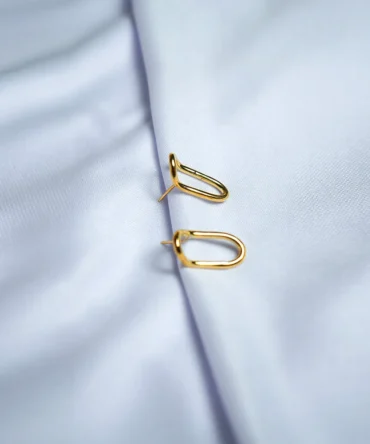 crescent brass studs